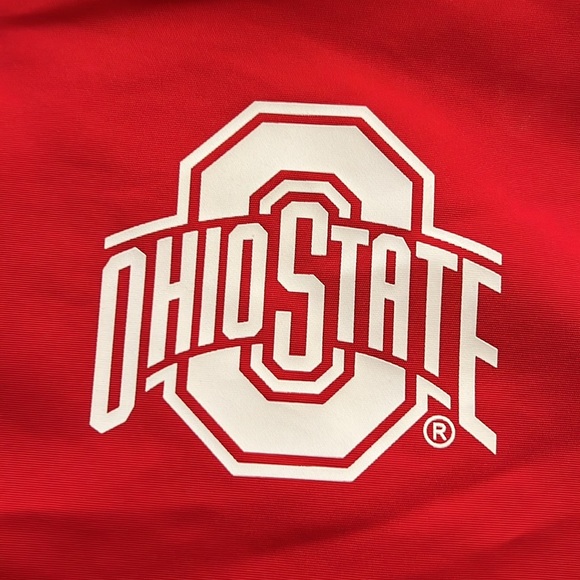 PINK OHIO STATE BUCKEYES WINDBREAKER PULLOVER Small - Picture 2 of 5